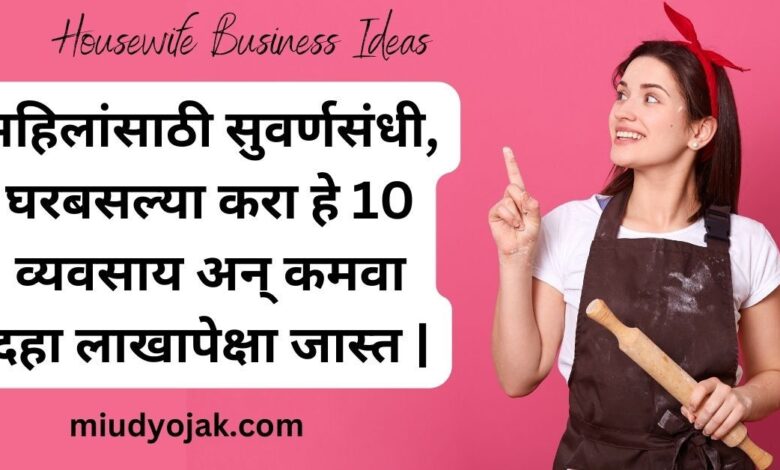 Housewife Business Ideas 