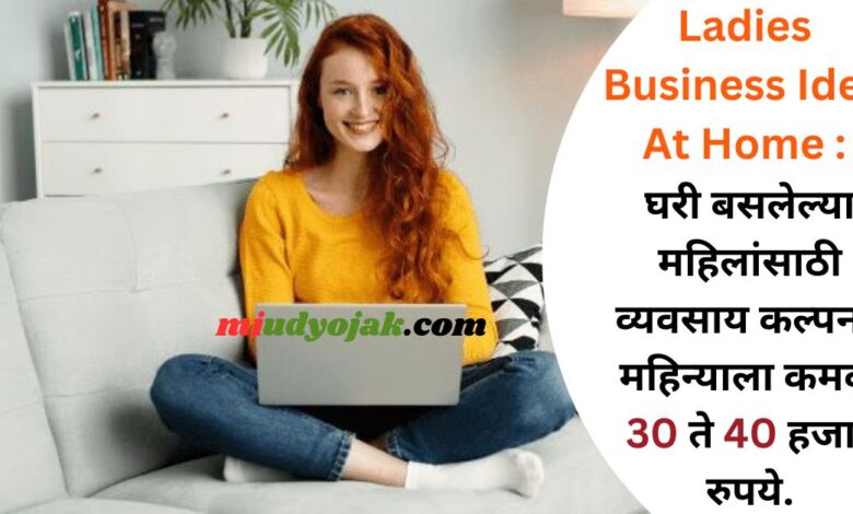 Ladies Business Idea At Home